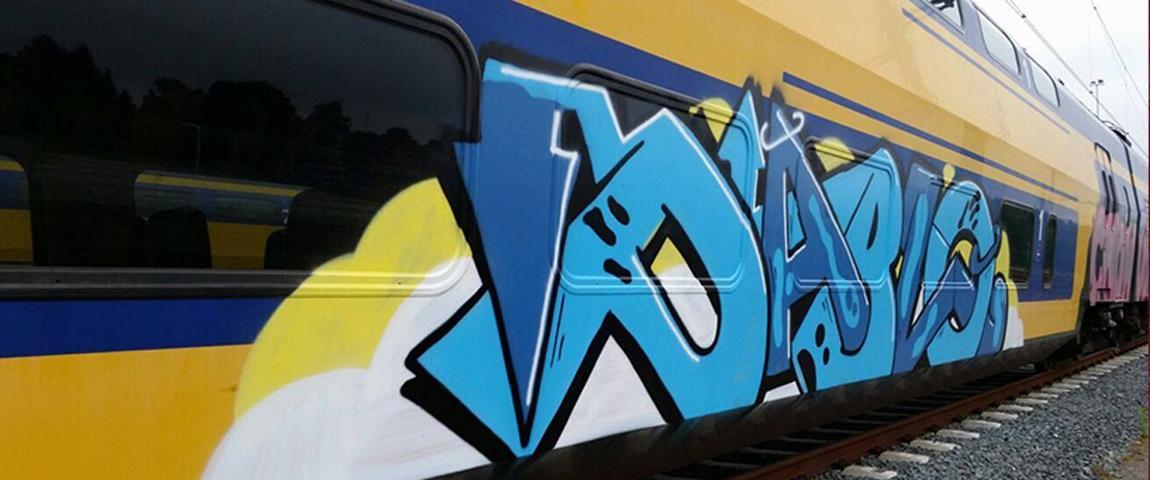 graffiti op trein